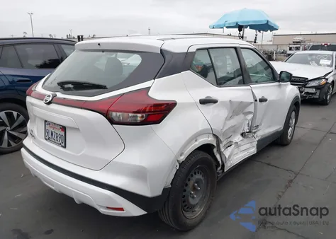 2021 Nissan Kicks S Xtronic Cvt из США, поврежденный, VIN 3N1CP5BV0ML481300
